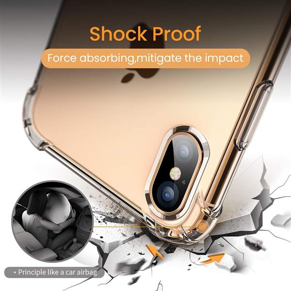 Grote foto drphone iphone xs max 6.5 inch tpu hoesje siliconen shock bumper case telecommunicatie mobieltjes