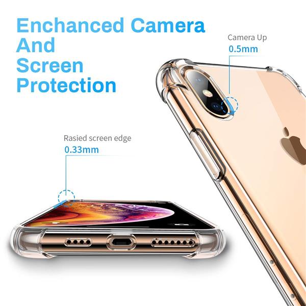 Grote foto drphone iphone xs max 6.5 inch tpu hoesje siliconen shock bumper case telecommunicatie mobieltjes