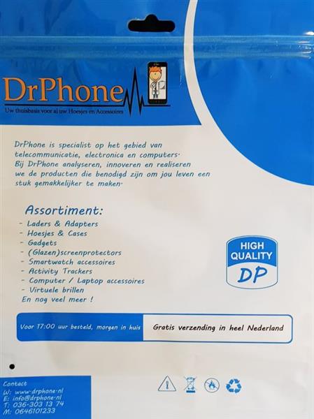 Grote foto drphone iphone xs max 6.5 inch tpu siliconen autofocus hoesje leren achterkant textuur telecommunicatie mobieltjes