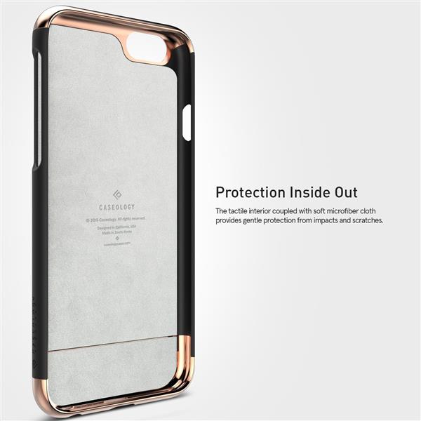 Grote foto caseology savoy series iphone 6s plus 6 plus black tempered glass screenprotector telecommunicatie mobieltjes