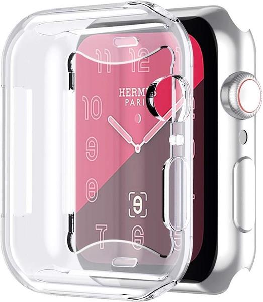 Grote foto drphone apple watch series 4 44mm tpu 360 graden case cover transparant kleding dames horloges