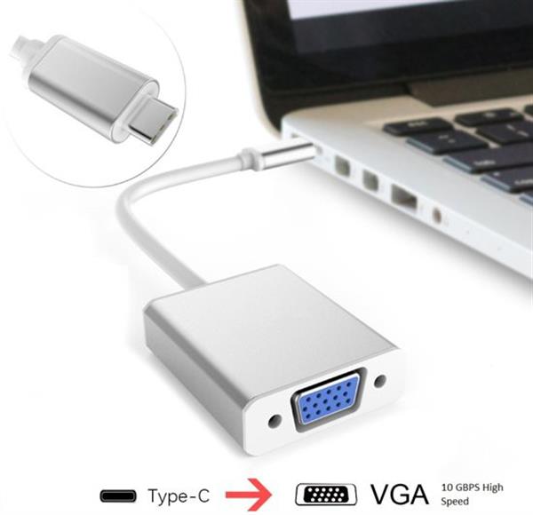 Grote foto drphone usb 3.1 type c thunderbolt 3 usb c naar vga converter type c vga adapter kabel 10 gb computers en software overige computers en software