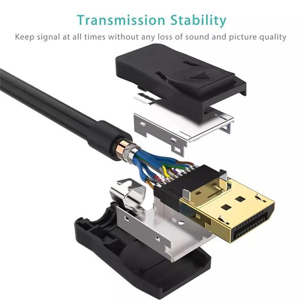 Grote foto drphone speedpro displaypoort naar displaypoort kabel 4k 60hz 1.8 meter dp dp hoge snel telecommunicatie opladers en autoladers