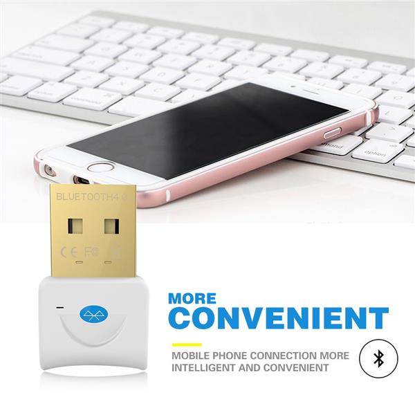 Grote foto drphone b2 bluetooth 4.0 usb adapter dongle tot 15 meter bereik geschikt voor o.a. muis toet computers en software overige computers en software