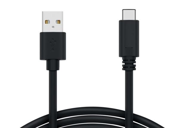 Grote foto 3 meter gecertificeerd type c usb kabel zwart telecommunicatie opladers en autoladers