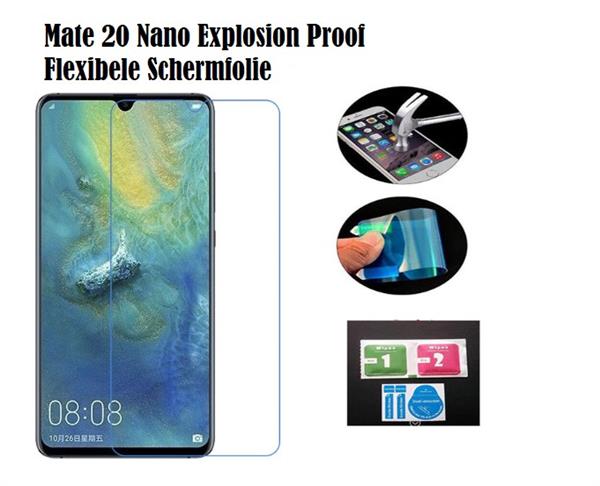Grote foto drphone 3x huawei mate 20 nano explosion proof schermfolie flexibele anti shock 0.3mm soft glass scr telecommunicatie mobieltjes