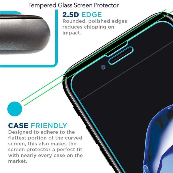 Grote foto drphone 3x huawei p smart glas glazen screen protector tempered glass 2.5d 9h 0.26mm telecommunicatie mobieltjes