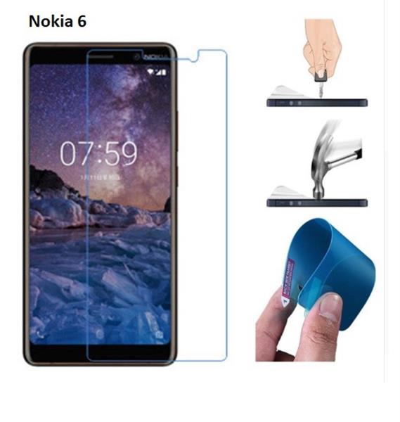 Grote foto drphone 3x nokia 6 nano explosion proof schermfolie flexibele anti shock 0.3mm soft glass screenprot telecommunicatie mobieltjes