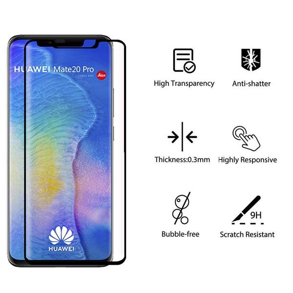 Grote foto drphone huawei mate 20 pro glas 4d volledige glazen dekking full coverage curved edge frame tempered telecommunicatie mobieltjes