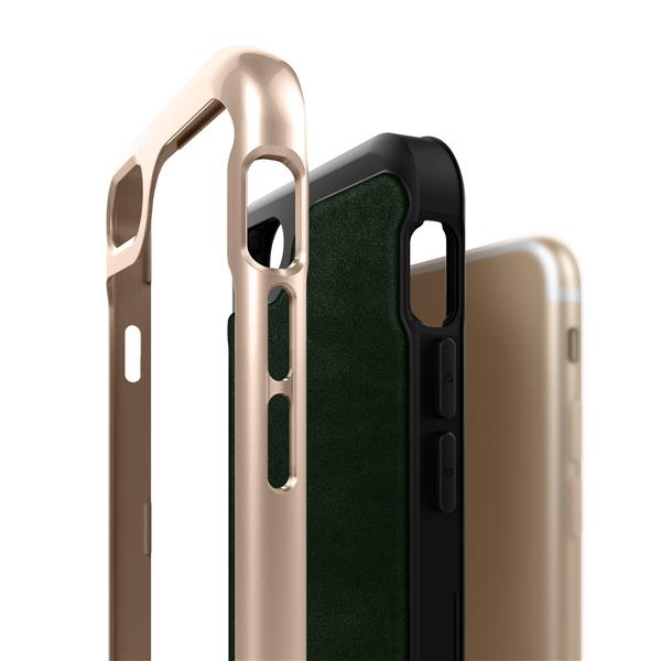 Grote foto caseology envoy series iphone 8 7 leather green iphone screenprotector hd telecommunicatie mobieltjes