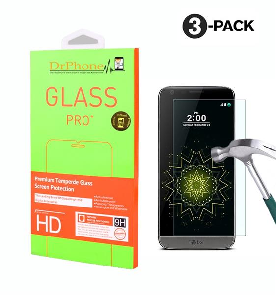 Grote foto drphone lg g5 glas glazen screen protector tempered glass 2.5d 9h 0.26mm telecommunicatie mobieltjes