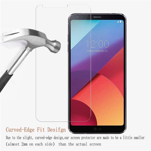 Grote foto drphone lg q6 glas glazen screen protector tempered glass 2.5d 9h 0.26mm telecommunicatie mobieltjes