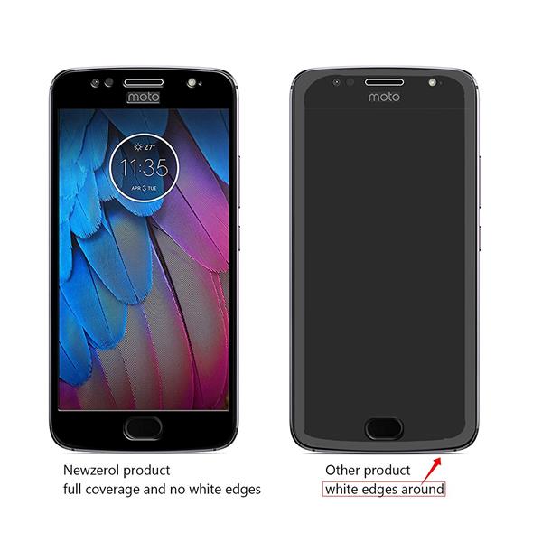 Grote foto drphone moto g5s glas 4d volledige glazen dekking full coverage curved edge frame tempered glass zwa telecommunicatie mobieltjes