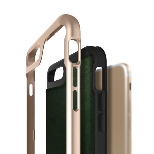 Grote foto caseology envoy series iphone 8 7 plus leather green iphone screenprotector hd telecommunicatie mobieltjes