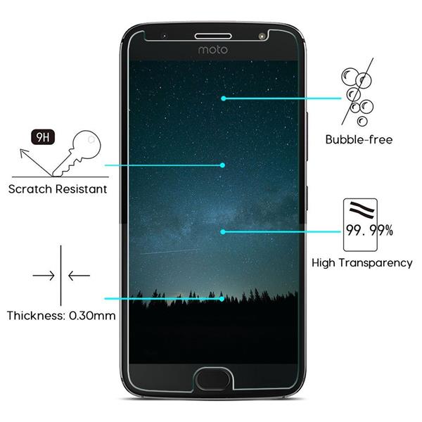 Grote foto drphone moto g5s plus glas glazen screen protector tempered glass 2.5d 9h 0.26mm telecommunicatie mobieltjes