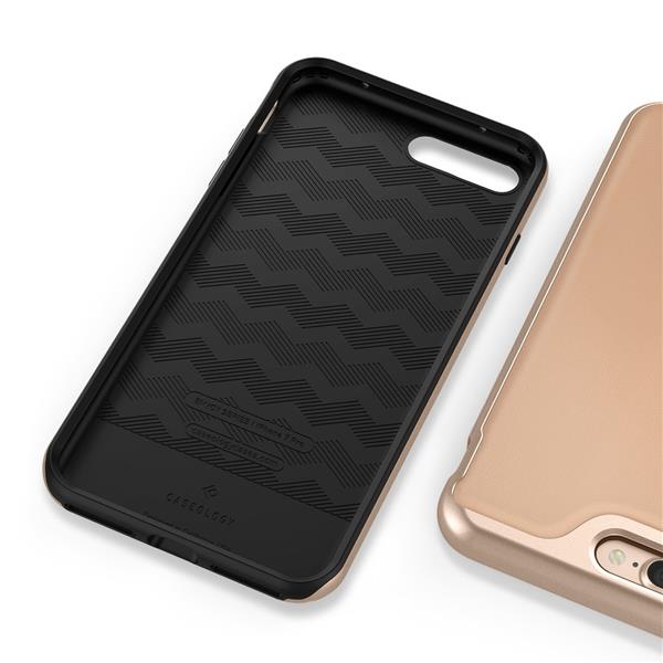 Grote foto caseology envoy series iphone 7 plus leather beige iphone 7 plus screenprotector hd telecommunicatie mobieltjes