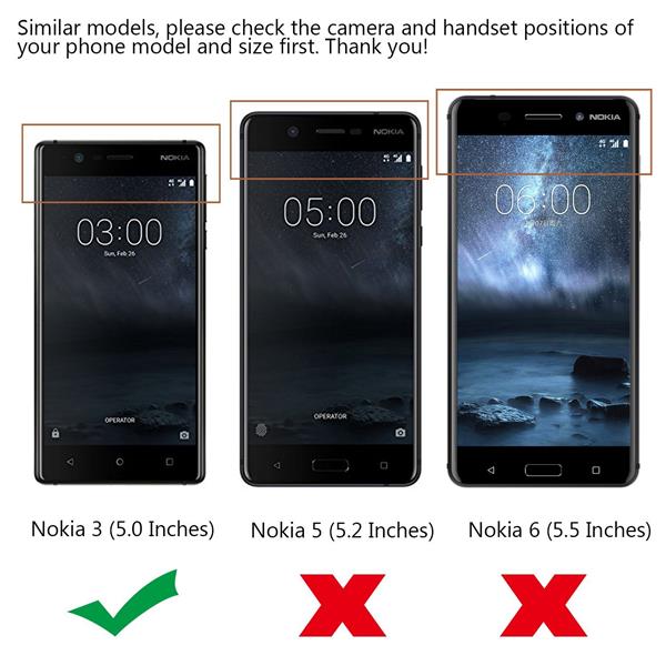 Grote foto drphone nokia 3 glas 4d volledige glazen dekking full coverage curved edge frame tempered glass zwar telecommunicatie mobieltjes