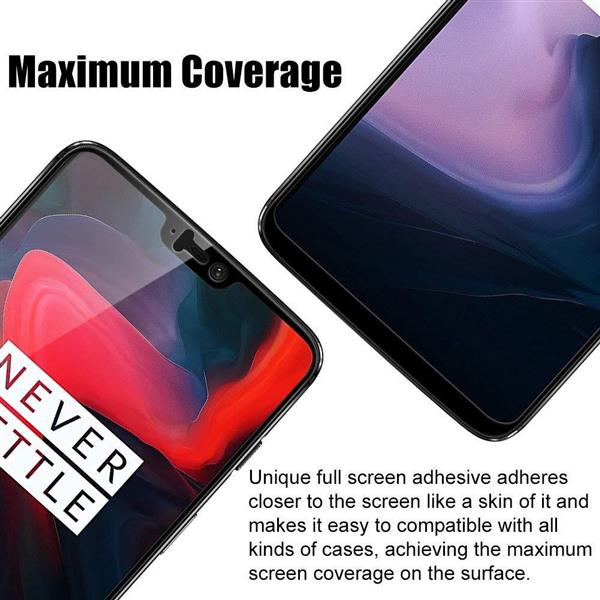 Grote foto drphone oneplus 6 glas 4d volledige glazen dekking full coverage curved edge frame tempered glass zw telecommunicatie mobieltjes