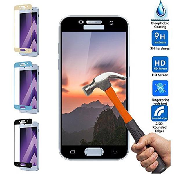 Grote foto drphone samsung a3 2017 glas 3d full cover 4d volledige glazen dekking full coverage curved edge fra telecommunicatie mobieltjes