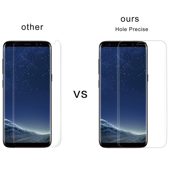 Grote foto drphone samsung s8 glas 4d volledige glazen dekking full coverage curved edge frame tempered glass z telecommunicatie mobieltjes