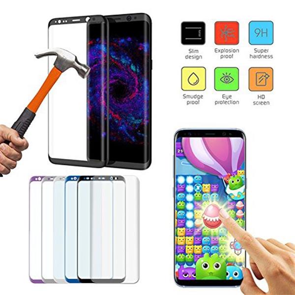 Grote foto drphone samsung s8 plus glas 4d volledige glazen dekking full coverage curved edge frame tempered telecommunicatie mobieltjes