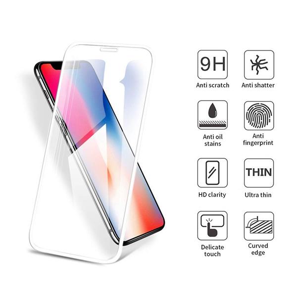 Grote foto drphone iphone x xs pro glas 9d volledige ultieme glazen dekking full coverage curved edge frame tem telecommunicatie mobieltjes