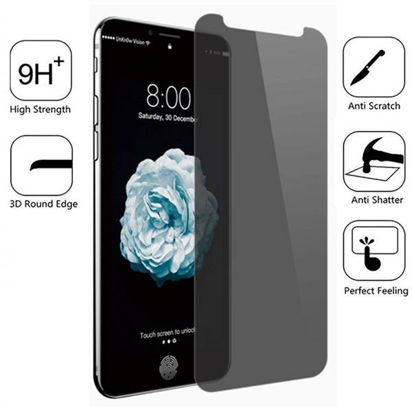 Grote foto drphone iphone xs max 6.5 inch privacy tempered glass screenprotector anti spy glas glazen scr telecommunicatie mobieltjes