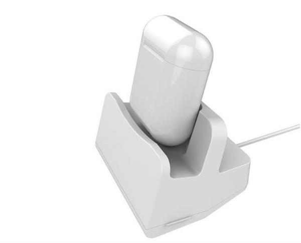 Grote foto drphone 2in1 docking telefoonhouder bureaustand geschikt voor apple airpods iphone x 8 7 telecommunicatie opladers en autoladers