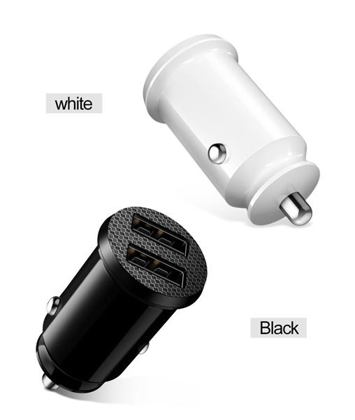 Grote foto drphone invisible 5v 2.4a usb auto oplader 1 meter apple lightning telecommunicatie opladers en autoladers