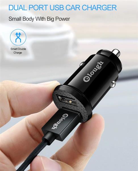 Grote foto drphone invisible 5v 2.4a usb auto oplader 1 meter apple lightning telecommunicatie opladers en autoladers