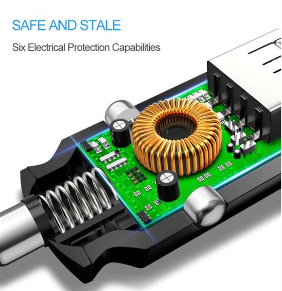 Grote foto drphone invisible 5v 2.4a usb auto oplader 1 meter apple lightning telecommunicatie opladers en autoladers