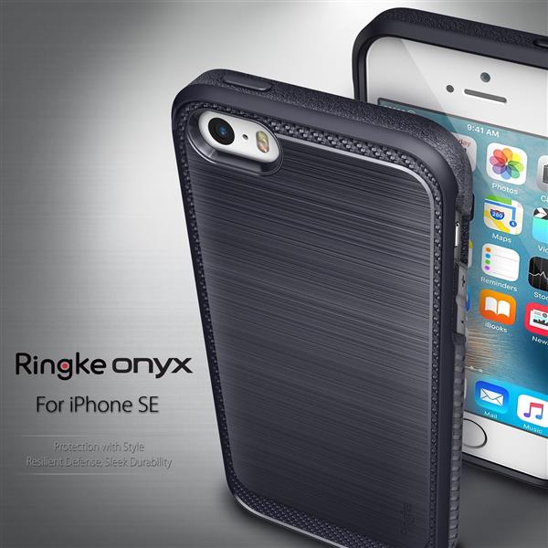 Grote foto rearth ringke onyx drop proof slim case iphone se 5s 5 black ringke hd schermfolie telecommunicatie mobieltjes