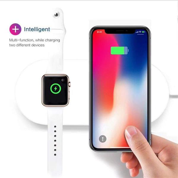 Grote foto drphone wireless dock bureaulader docking station qi lader geschikt voor apple watch 4 3 kleding dames horloges