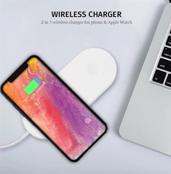 Grote foto drphone wireless dock bureaulader docking station qi lader geschikt voor apple watch 4 3 kleding dames horloges