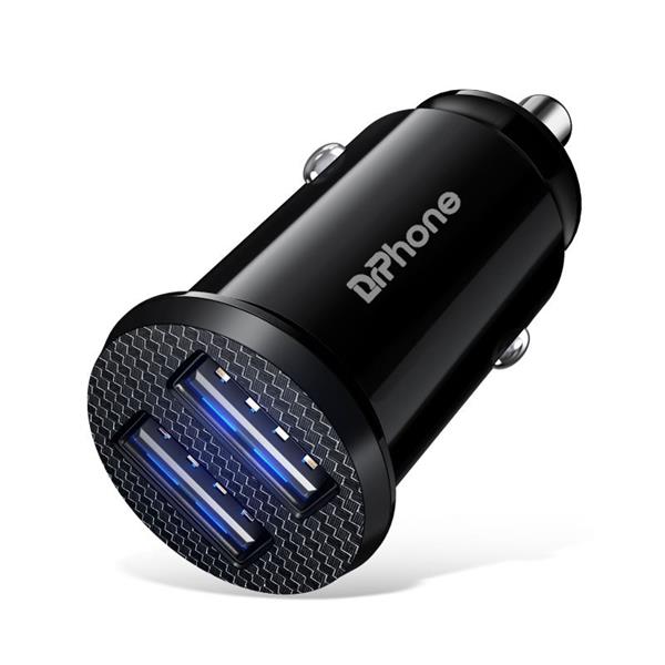 Grote foto drphone invisible 5v 2.4a usb auto oplader voor mobiele telefoon tablet gps fast charger mini auto o telecommunicatie opladers en autoladers