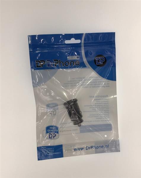 Grote foto drphone invisible 5v 2.4a usb auto oplader voor mobiele telefoon tablet gps fast charger mini auto o telecommunicatie opladers en autoladers