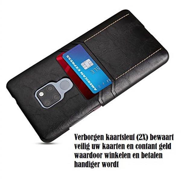 Grote foto drphone huawei mate 20 luxe kaarthouder case premium pu lederen backcover portemonnee telecommunicatie mobieltjes