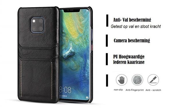 Grote foto drphone huawei mate 20 pro luxe kaarthouder case premium pu lederen backcover portemonnee hard c telecommunicatie mobieltjes