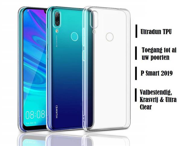 Grote foto drphone p smart 2019 tpu hoesje transparant ultra dun premium soft gel case transparant telecommunicatie mobieltjes