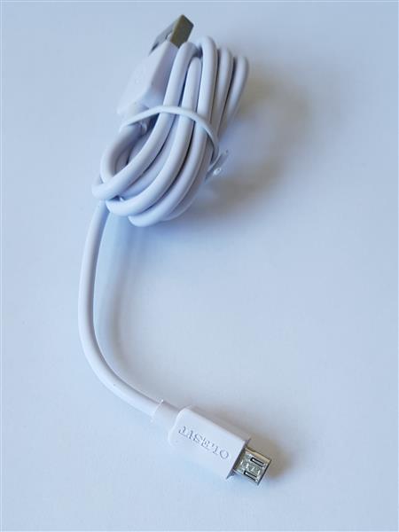 Grote foto olesit k102 micro usb kabel 1 meter laadsnoer oplaadkabel geschikt voor de honor modellen wit telecommunicatie opladers en autoladers