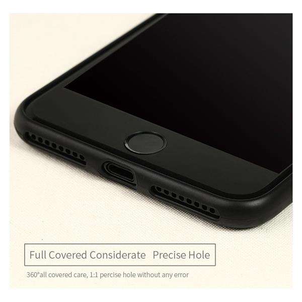 Grote foto iphone 7 plus x level 0.8mm carbon fiber textuur tpu soft case goud telecommunicatie mobieltjes