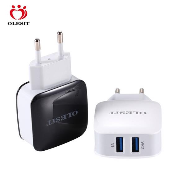 Grote foto olesit thuislader 3.4a 17w fast charge adapter 2 poort snellader micro usb micro usb kabel 1.5 g telecommunicatie opladers en autoladers