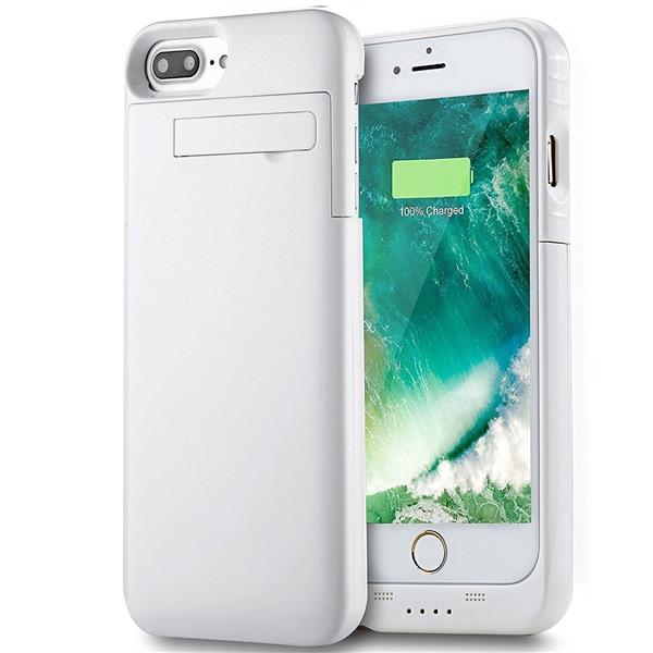 Grote foto iphone 7 6s 6 externe batterij accucase pack power bank 3200 mah wit telecommunicatie mobieltjes