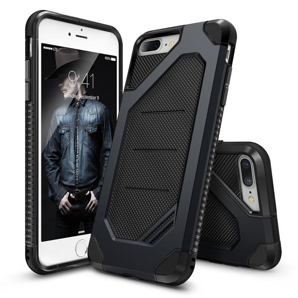 Grote foto iphone 7 plus rearth ringke max defender case slate ringke max hd screenprotector telecommunicatie mobieltjes