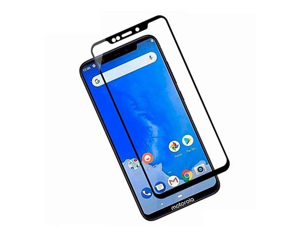 Grote foto drphone motorola one tempered glas 4d volledige glazen dekking full coverage 9h zwart telecommunicatie mobieltjes