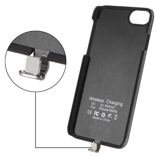 Grote foto iphone 8 7 3 in 1 set draadloos opladen wireless premium transparante receiver case night shade telecommunicatie opladers en autoladers