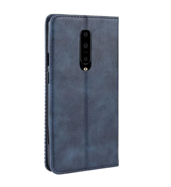 Grote foto drphone pu lederen book case voor oneplus 7 pro magnetische flip cover blauw telecommunicatie mobieltjes