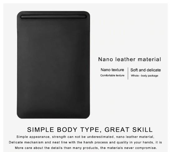 Grote foto drphone pu lederen sleeve met houder voor apple pencil geschikt voor ipad pro 9.7 10.2 10.5 11 i telecommunicatie mobieltjes