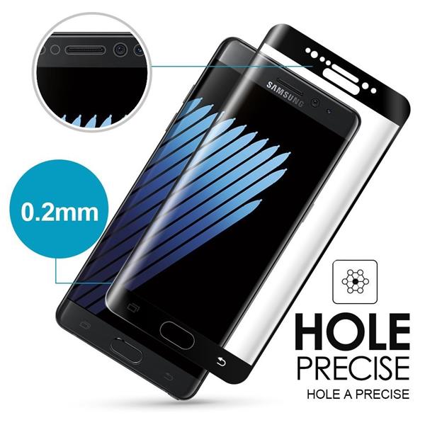 Grote foto samsung galaxy s8 plus 3d professional curve tempered glass screen protector zwart telecommunicatie mobieltjes