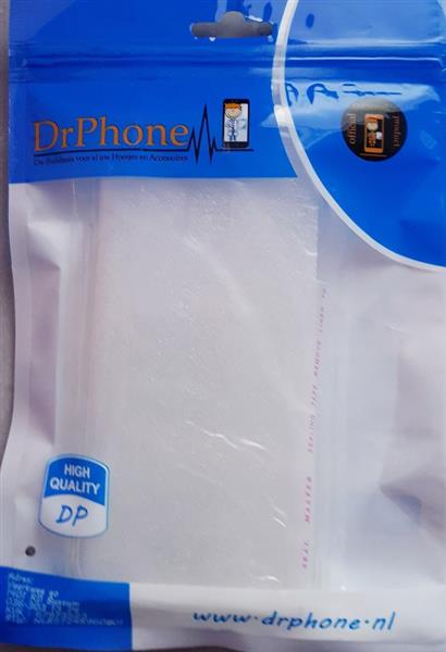 Grote foto drphone xperia 1 tpu hoesje siliconen bumper case met verstevigde randen transparant telecommunicatie mobieltjes